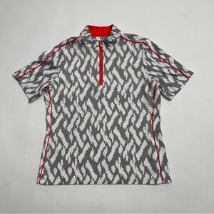 TAIL quarter zip golf polo